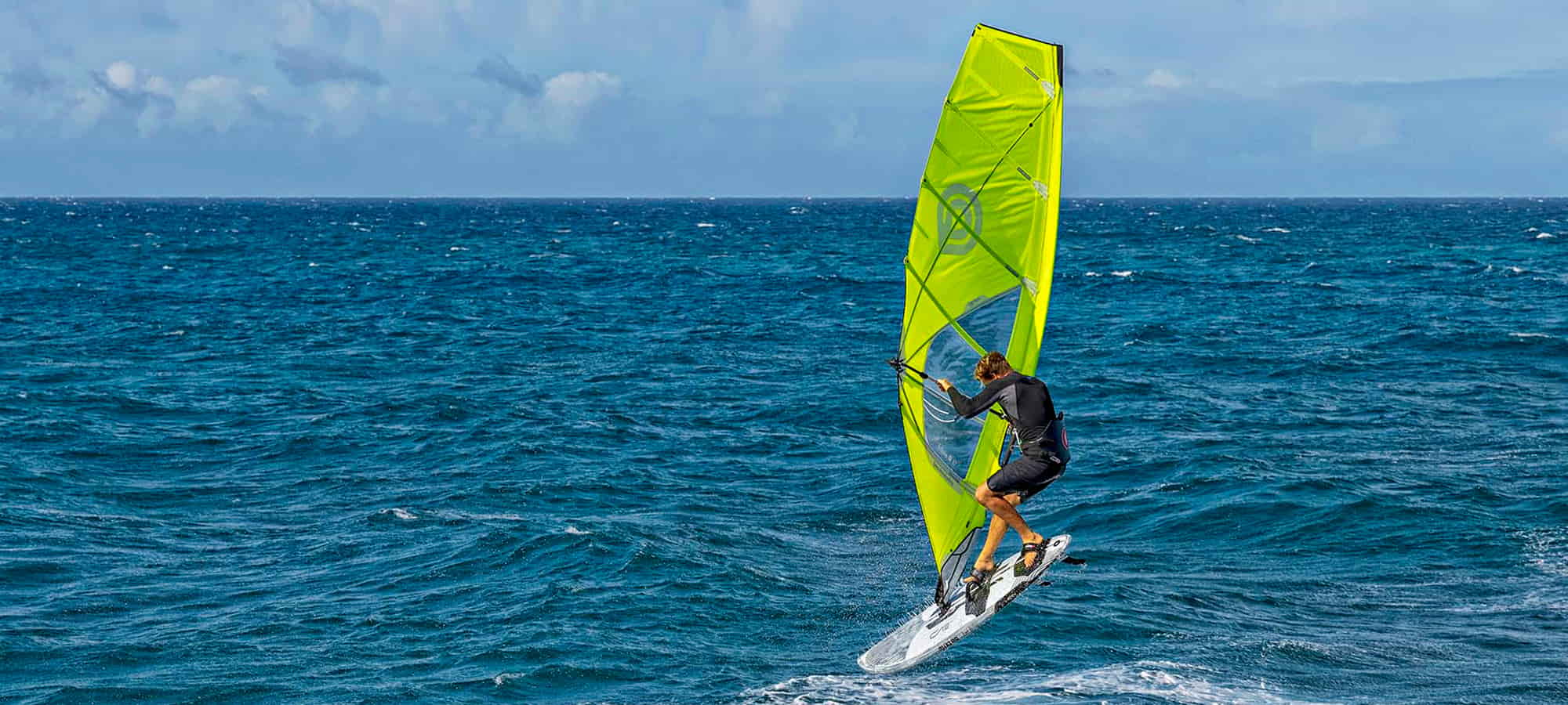 Windsurfer in Aktion