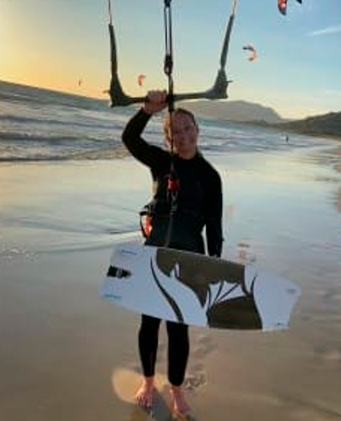 Clara Monitora de Kitesurf